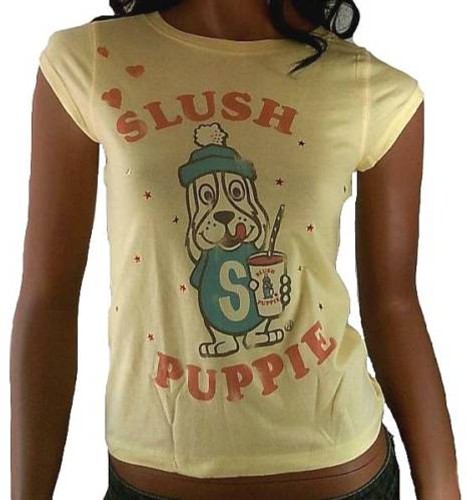WoW PINK APPLE Retro SLUSH PUPPIE Cult Drink ViP T-Shirt M 38 - Bild 1 von 1