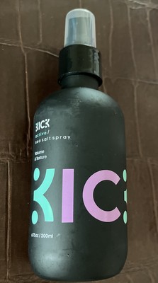 NO SEAL KICK ACTIVE Sea Salt Spray for Hair Volume & Texture Beachy Waves 6.75oz