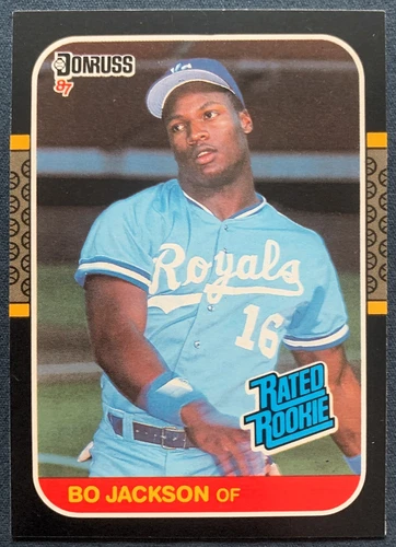1987 Donruss 35 Bo Jackson Rated Rookie Kansas City Royals