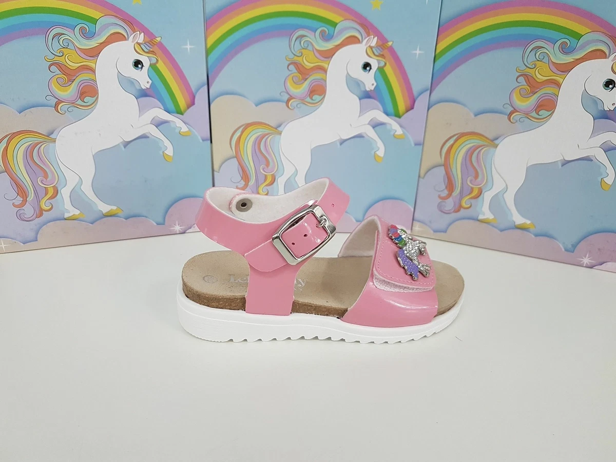 Lelli Kelly Sandali Unicorno Bambina Art. LK1500 YC02 Rosa Vernice