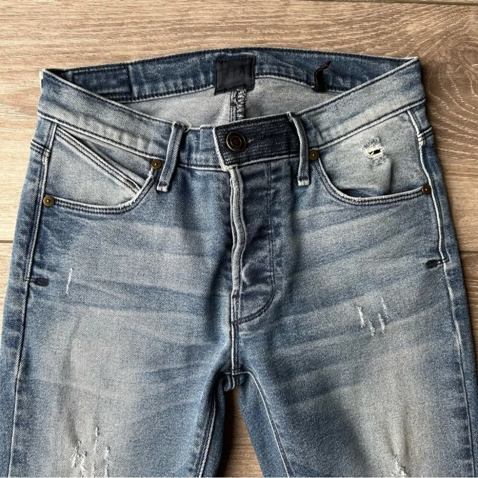 RtA ROAD TO AWE Icon Distressed Skinny Jeans Size 23 - Image 4 of 4