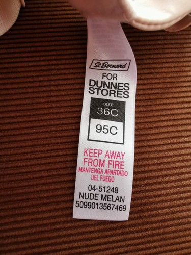 Dunnes Non Wired Moulded, Converts To Crossback Size 36C - Picture 4 of 4