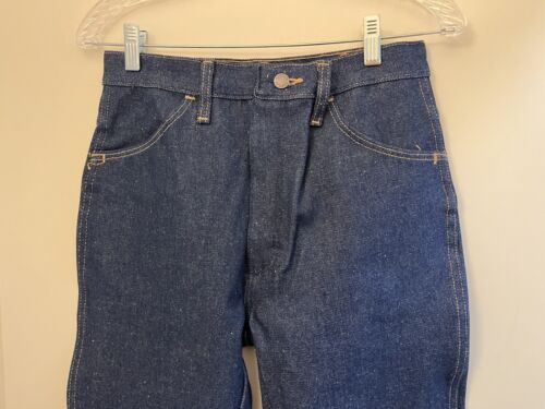 Vintage Rustler 87621 Straight Leg Dark Blue Wash Jeans, 30x32, Neu, Hergestellt in den USA - Bild 6 von 8