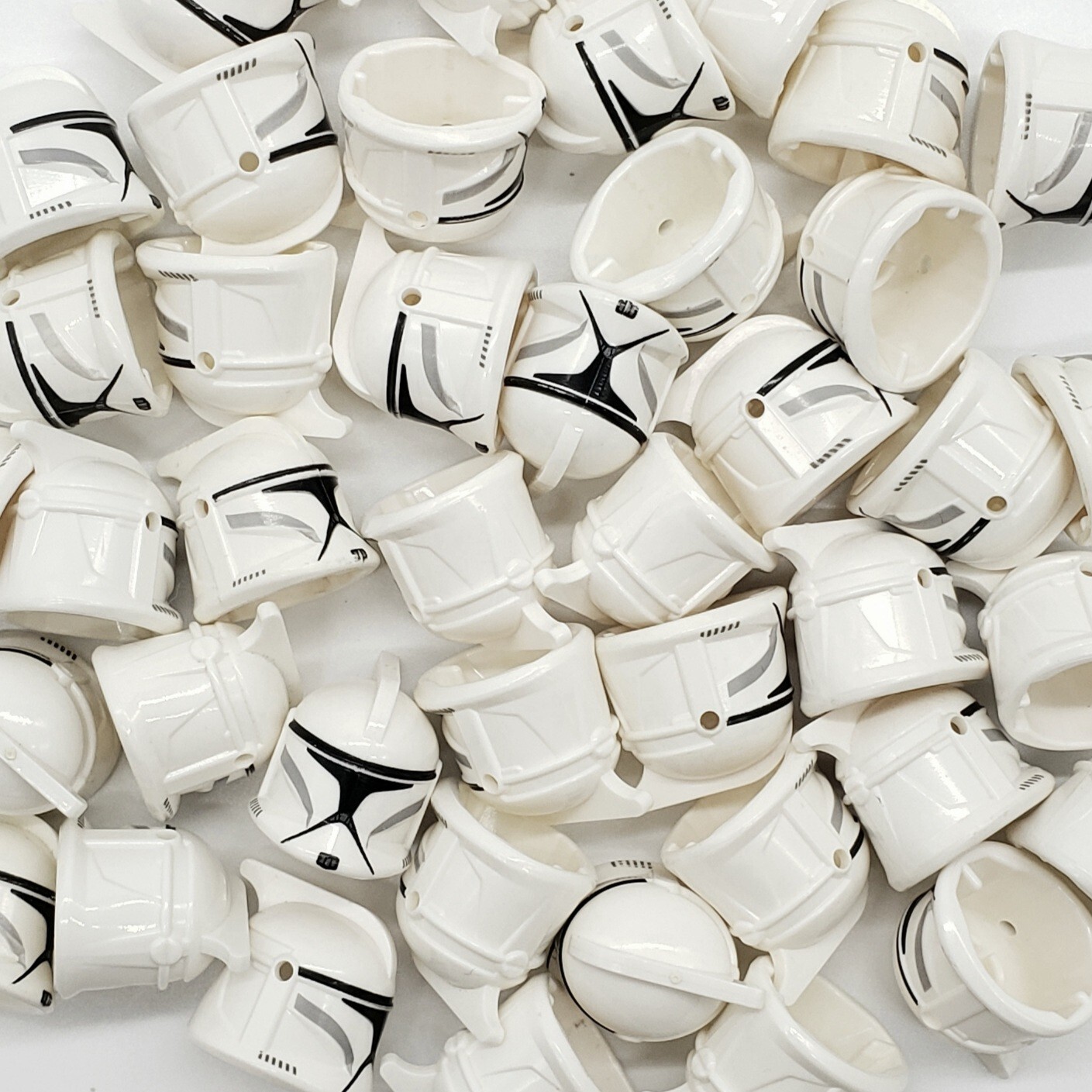 Lot of 10 Lego Star Wars Phase 1 Clone Trooper Helmet 75000 75015 75206 ...