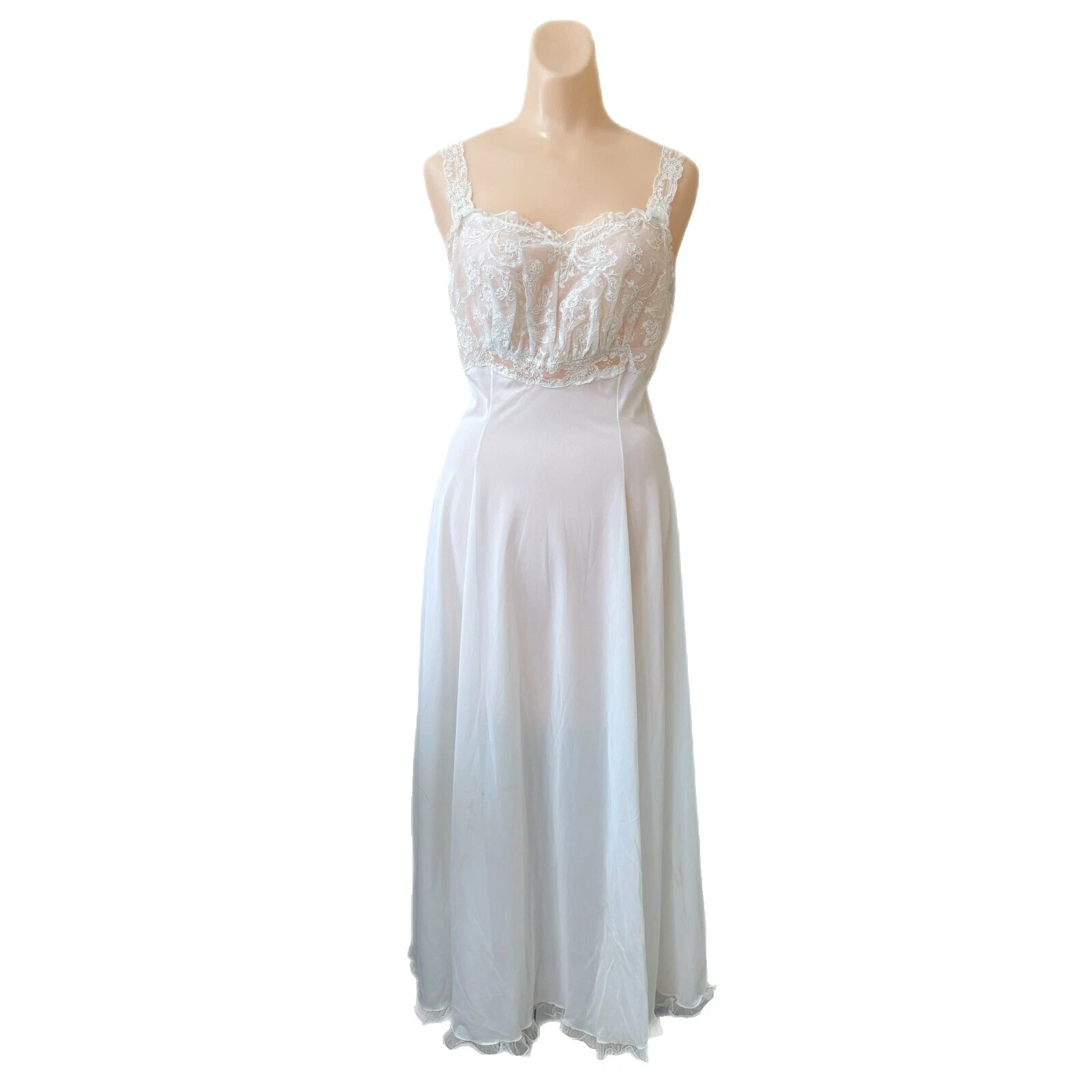 White Original 1940s Vintage Sleepwear & Robes for Women