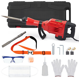 3600W Heavy Duty Electric Demolition Jack Hammer Concrete Breaker w/Case - Picture 4 of 14