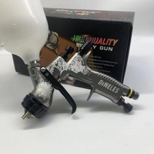 Grey Spray Gun TE20 1.3MM Nozzle Varnish HVLP Paint Tool for Devilbiss