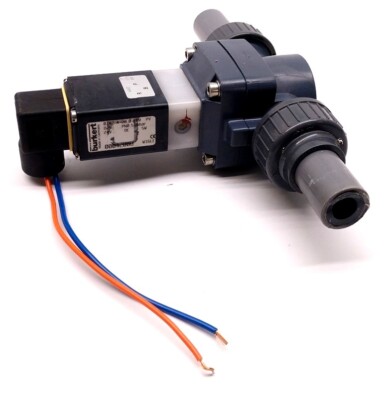 Burkert 0142 00042008 Solenoid Valve, 24VDC, 5W, 72.52-87.02 PSI w/ Flying Leads