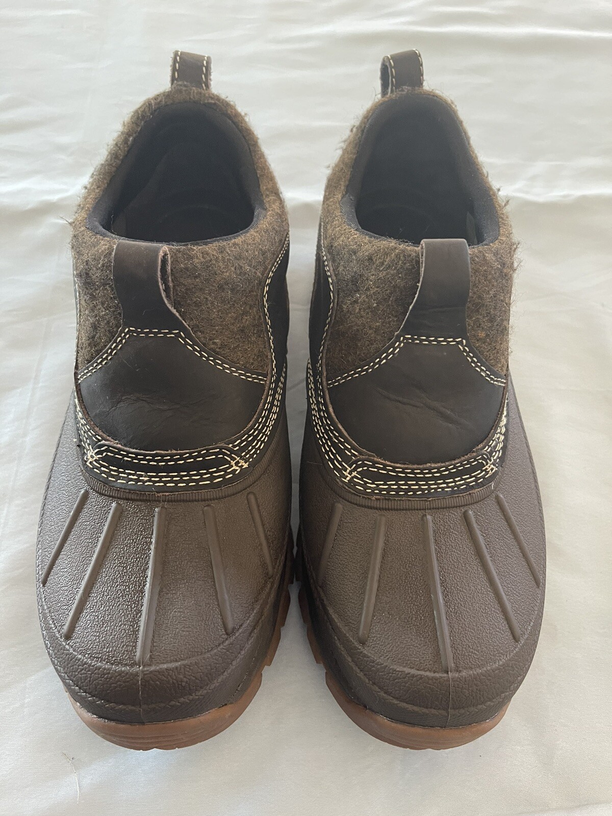 LL Bean Storm Chaser Women's Brown Rubber Vibram Arctic Grip