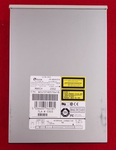 Plextor 24x10x40x PlexWriter CD-RW lecteur de disque haute vitesse IDE ATAPI PX-W2410TA - Photo 3/4