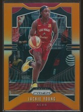 Jackie Young 2020 Panini Prizm WNBA Orange Prizm /65 #76