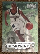 1997-98 SKYBOX METAL UNIVERSE CHAMPIONSHIP STEPHON MARBURY TIMBERWOLVES