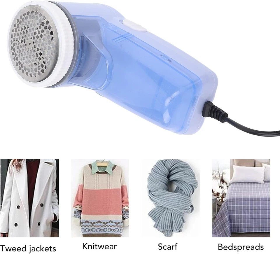 Electric Clothes Lint Pill Fluff Remover Fabrics Sweater Fuzz Shaver Household - Image 2 of 4