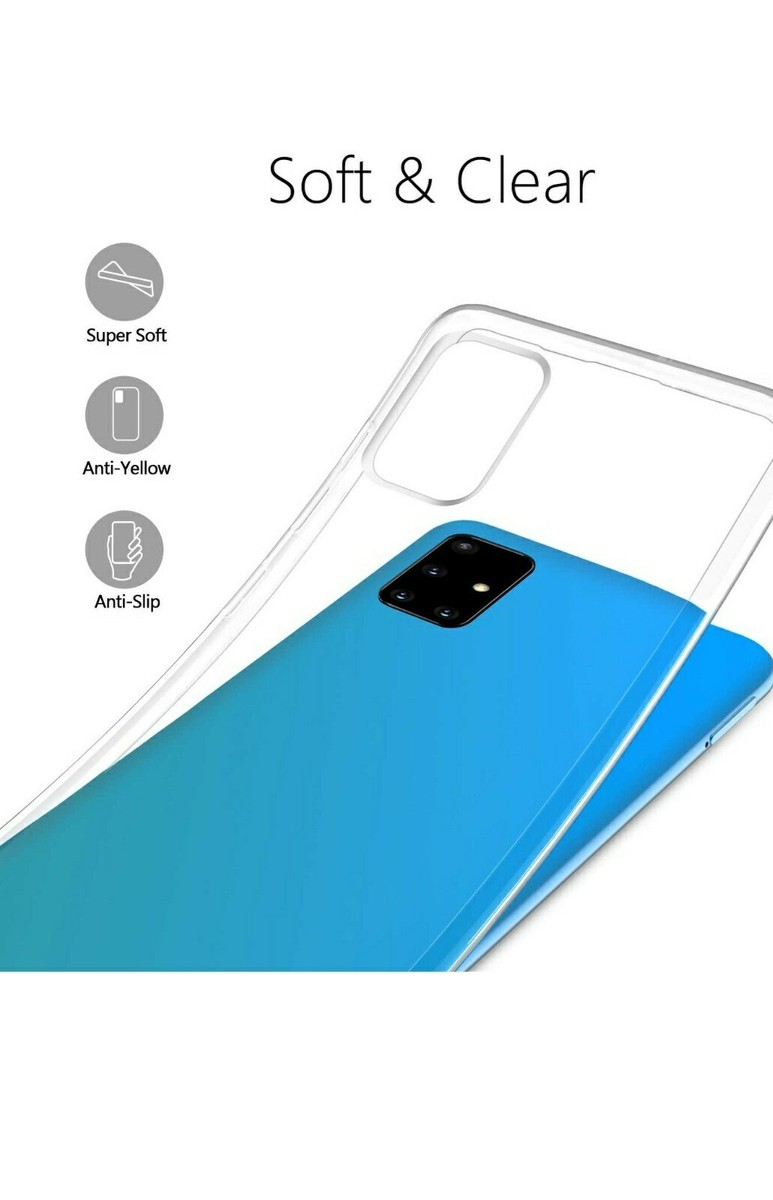 A51 Samsung Galaxy A51 Besike Clear Case Ultra Thin Soft TPU