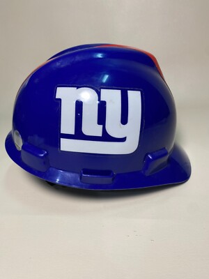 New York Giants Medium VGard Hard Hat NFL MSA Safety Works