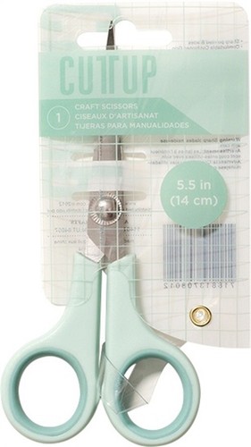 American Crafts Cutup Fine Tip Craft Scissors 5.5"-Mint