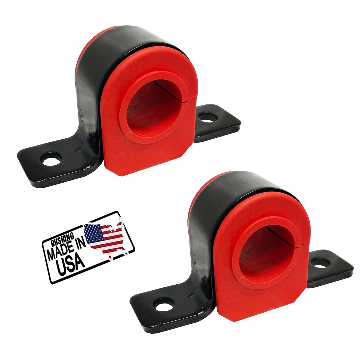 RAM 2500 Front Sway Bar Endlinks Bushings; 32mm; Red (03-09 4WD - View #6