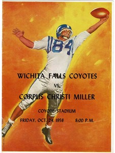 Details About 1958 Corpus Christi Miller Vs Wichita Falls Texas High School Football Program