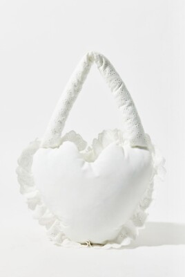 NEW! Kimchi Blue PUFFY HEART BAG w/Eyelet Lace — Urban Outfitters