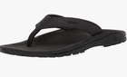 OluKai Ohana Men's Beach Sandals Black 10110-4040