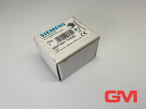 Siemens Hilfsschalter 3RH1921-1FA40 Auxiliary Contact Block Aufsatzblock 4S 4NO-image