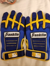 J.P. CRAWFORD UN USED GAME ISSUED FRANKLIN BATTING GLOVES SEATTLE MARINERS PAIR