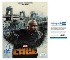 "Luke Cage" Cast AUTOGRAPHS Signed 8x10 Photo -Mike Colter, Justin Swain +2 ACOA