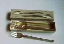 WMF Design Klassiker  New York 6 Kuchengabeln  ca. 15,5 cm 90 er Silber