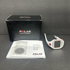 Polar RCX3 Run Needs Batteria Bianca Con Manuale Istruzioni