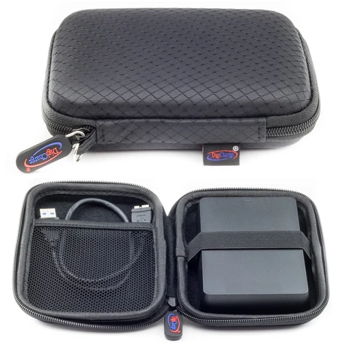 Black Case For WD My Passport Ultra & Elements External Portable Hard Drive Case