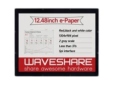 Waveshare 1304×984 12.48inch E-Ink display module red/black/white three-color