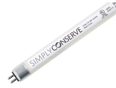 WHITE (25PK)Simply Conserve LED Shop Light 25 Watt 46"4000K T5 Lamp Ballast Compatible