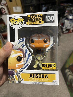 Funko POP! Star Wars Rebels AHSOKA #130 GITD ~ LA Comic Con Exclusive