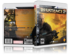 Resistance 2 - Replacement PS3 Cover and Case. NO GAME