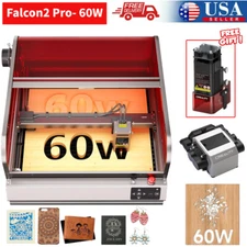 Creality Falcon2 Pro 60W Laser Engraver,240W Laser Cutter High Precision Engrave