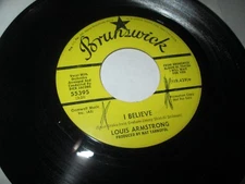 R&B POPCORN NORTHERN SOUL 45 LOUIS ARMSTRONG - SUNRISE SUNSET - PROMO EXC