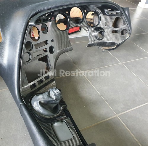 Carbon Dash Overlay Set to suit S1 Jza80 Supra Sz Szr Rzs Gz Rz Jdm Turbo - Picture 2 of 4