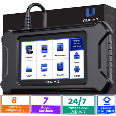 2025 MUCAR CS6 OBD2 Scanner Engine ABS SRS Code Reader Car Diagnostic Tool Oil