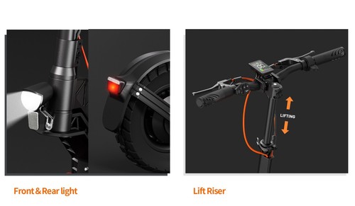 JOYOR Monopattino Elettrico S10-S Display a LED Scooter Elettrico Freni