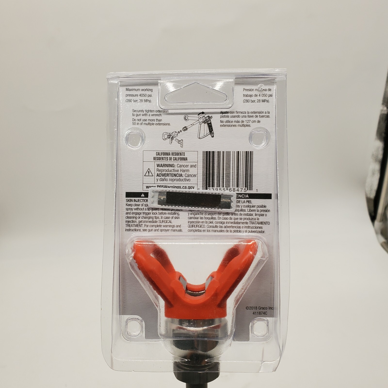 Graco Airless Spray Gun 243041 Tip Extension 15 Inch Shipping, Maximum