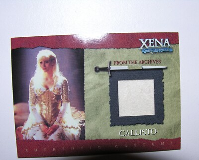Xena Season Six Callisto Costume Card R9 By Rittenhouse | eBay