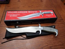 VINTAGE GIL HIBBEN HIGHLANDER BOWIE KNIFE, UC627 90s