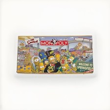 The Simpsons Monopoly Board Game 2001 USAopoly Parker Brothers Hasbro Complete