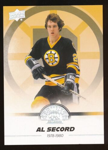 2023-24 Upper Deck Boston Bruins Centennial #13 Al Secord Century /100