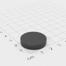 10 x Ferrit Scheibenmagnet, 25x5mm, Grade Y30