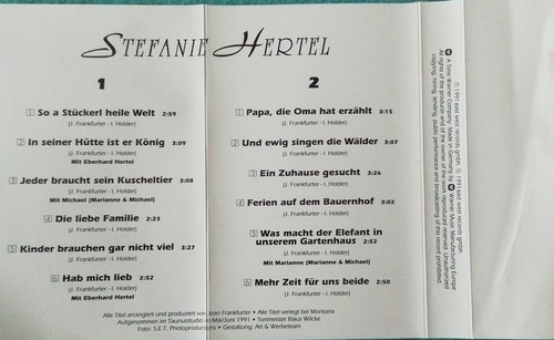 MC Stefanie Hertel - So a stückerl heile Welt (1991) 12 Lieder Guter Zustand - Picture 5 of 7