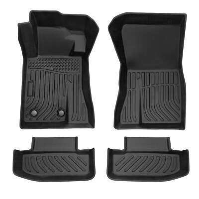 #ad #ad For 2015 2025 Ford Mustang Floor Mats Heavy Duty All Weather Floor Liner 2 Row $63.99