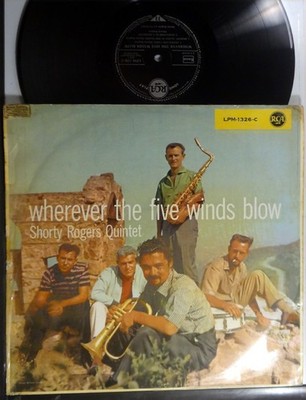 SHORTY ROGERS-WHEREVER THE FIVE WINDS BLOW-RCA VICTOR 1326-C-JIMMY GIUFFRE