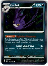 Pokemon ME04: Chaos Rising Card #51 Crobat Holo