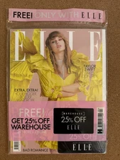 ELLE UK Magazine Taylor Swift April 2019 Vintage British Fashion NEW